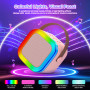 Gontence Machine Karaoke Enfant avec 2 Micros Enfants - Karaoké pour Enfants - Jouet Fille 3-10 Ans - Cadeau Fille 3-12 Ans - Mi