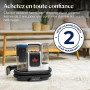 BISSELL SpotClean ProHeat Advanced, Shampouineuse, Shampouineuse Canapé Compact Multi-surfaces, Nettoyeur Canapé Tissu Moteur 11
