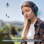 PowerLocus Edge Casque Bluetooth sans Fil, Casque sans Fil sur l'oreille, Hi-FI Stéréo, Micro SD/TF, Écouteurs avec Microphone I