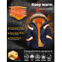 TACVASEN Homme Veste Homme Hiver Décontracté Veste Homme Coupe-vent Veste Homme Chaude Veste Homme Polaire Parka Capuche