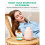 HELAIF Huile Essentielle de Romarin 118 ml, Pour Peau, Visage, Cheveux et Ongles,Aromathérapie, Diffuseur, Massage, Fabrication 