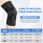 Fefod Genouillère Sport, 2PCS Genouillère Élastique Réglable, Genouillère Rotulienne et Ligamentaire, Compression Genouillère, R