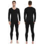 XFSRG Ensemble de sous-Vêtements Thermiques Homme Haut Bas Manches Longues Léger et Chaud pour Hiver Ski Course Randonnée Sport 