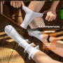 ineepor 6 Paires Bambou Chaussettes de Contention Hommes Femmes – Légères, Sans Couture, Transpirantes, Anti-Odeur – Course, Ran