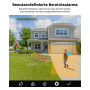 SEHMUA 3G/4G LTE Camera Surveillance Exterieure sans Fil, Camera Solaire 4G avec Carte Sim, Détection Humaine PIR et Alarmes de 