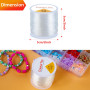 SUTOUG Cordon élastique de 0,8 mm pour Bracelets, Perles, Bijoux, Loisirs créatifs, Bracelets, Colliers - 100 m, Blanc