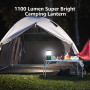Lepro Lanterne Camping LED, Lampe Camping Puissante 1500lm, Luminosité Réglable, Éclairage Camping Étanche pour Camping, Bivouac