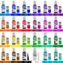 Colorant Résine UV/époxy - 24 Couleurs Pigment Liquide - Colorant Concentré pour Coloration Résine, Fabrication Bijoux - Teintur