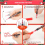 YITHINC Feutres Paillettes, Cadeau Fille 4-12 Ans, 12 Couleurs Stylo Paillette Marqueur Magique pour Anniversaire, Peinture, Bri