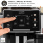 Krups Sensation Lait, Machine à café grains, Expresso automatique, 6 boissons, Carafe à lait Cappuccino, Interface tactile, Nett