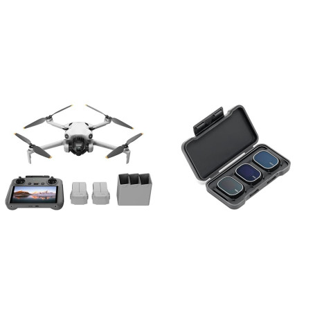 DJI Mini 4 Pro Fly More Combo avec Télécommande RC 2 et Filtry ND (16/64/256)