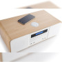 Thomson MIC201IDABBT Bluetooth Stereo Microset - CD/MP3/USB/DAB+/ Inductielader - Hout