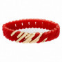 Bracelet TheRubz 100216 Rouge Silicone Acier inoxydable Doré Acier/Silicone (15 25,99 €