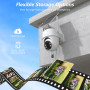 GALAYOU Camera Surveillance WiFi Exterieure sans Fil Batterie - Panneau Solaire, 2K Camera Solaire Exterieur 2,4GHz, Alerte Inst