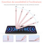 Stylet iPad, Pencil iPad, Stylo pour iPad (2018-2025), Stylet Tablette iPad avec Chargement Rapide, Aspiration Magnétique, Compa