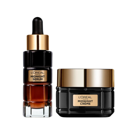 L’Oréal Paris – Coffret Duo Age Perfect Renaissance Cellulaire – 1x Crème de Jour Revitalisante et 1x Midnight Sérum Anti-rides,