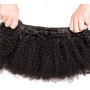 Tissage Bresilien Cheveux Humain Afro Kinky Curly Human Hair Bundles 14 16 18 pouces Remy Trames de Tissage Cheveux Naturels Bou