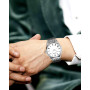 BINLUN Bracelet de montre en acier inoxydable à mailles ultra fines Bracelet de montre poli Bracelets de montre de remplacement 