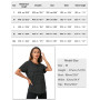 Terecey T-Shirt Sport Femme Manches Courtes Confortable et Respirant Haut de Fitness Séchage Rapide pour Entraînement Running Ex