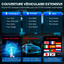 KINGBOLEN Ediag Elite Valise Diagnostic Auto Multimarque, OBD2 Diagnostic Voiture Français avec Test Actif, 15+ Services, Tous L