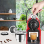 RECAFIMIL Lot de 2 dosettes à café réutilisables en acier inoxydable compatibles Nespresso avec 1 presse 1 cuillère et 1 brosse