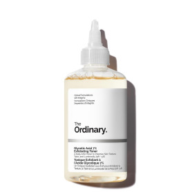 The Ordinary Tonique Exfoliant à l'Acide Glycolique 7%, Tonique quotidien illuminant et lissant, pour un teint plus uniforme, 24