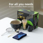 TEANAGOO Fouet Matcha, 7 pcs Matcha Kit, Kit Matcha Cérémonie, Set Matcha pour le petit-déjeuner/latte, Bol Matcha (Chawan), Cui