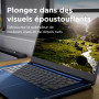 Lenovo IdeaPad Slim 3 Chromebook 14M868 - Ordinateur Portable 14'' FHD (MediaTek Kompanio 520, RAM 4Go, SSD 128Go, Arm Mali-G52 