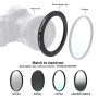 Lot de 3 bagues d'adaptation (95 mm) pour filtre d'objectif, bague Step Down compatible avec toutes les marques de 95 mm UV ND C