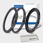 Lot de 3 adaptateurs de bague de filtre (86 mm), filtre d'objectif Step Down Ring + anneau Step Up compatible avec toutes les ma
