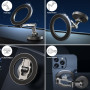 AONOKA Support Telephone Voiture Magnetique pour MagSafe,Support Smartphone Voiture Pliable,Rotation à 360°,Tableau Bord Pare-Br