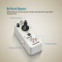 SONICAKE Pédale Overdrive Analogique Effets Guitare Classique 3 Modes Buffered Bypass Trio Rider