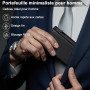 TENBST Portefeuille Homme en Cuir, Porte-Cartes avec Blocage RFID, 8 Porte Carte Crédit, Porte Carte Bancaire avec Compartiment 