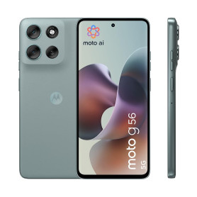Motorola g 56 8, 256 Go, Smartphone debloqué, écran 6,72", Appareil Photo 50 MP, Batterie 5200 mAh, Gray Mist (Gris Ciel), Coque