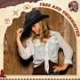 Saier tbo 5 Pièces Set de Déguisement Cowboy Western pour Femme, Kit Accessoires de Cowgirl avec Chapeau Collier Boucles d'oreil
