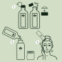 Nature Spell Huile de romarin pour cheveux et cuir chevelu avec applicateur d'huile capillaire, huile de romarin pour la croissa