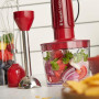 Russell Hobbs Mixeur plongeant [3 en 1 : mixeur, fouet, hachoir] Blender Rouge (bol 600 ml, smoothies, soupes, sauces, dips, lam