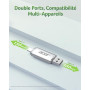 Acer Clé USB UT300 64 Go USB 3.2 Gen1, jusqu'à 150 Mo/s, avec Double Port Type-A & Type-C Flash Drive pour PC/Ordinateur Portabl