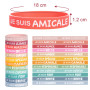 COLOFALLA 12 Bracelets Encourageants pour Enfant en Silicone Cadeau Motivations Enfant Accessoire Anniversaire Maternelle Maître