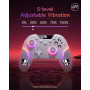 EasySMX Manette PC Sans Fil avec RGB/Hall Joystick Déclencheur, X20 Manette Switch Bluetooth Rechargeable Batterie 1000mAh, Mane