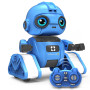 Dzxlin Robot jouet pour enfants - Rechargeable - Yeux LED et musique - Robot RC avec capteur de gestes pour garçons à partir de 