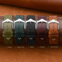 ANNEFIT Bracelets de Montre en Cuir Rétro à Dégagement Rapide, Bracelet de Remplacement 18mm 19mm 20mm 22mm