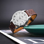 ANNEFIT Bracelets de Montre en Cuir Rétro à Dégagement Rapide, Bracelet de Remplacement 18mm 19mm 20mm 22mm