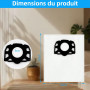 Lot de 10 Sacs Filtrants pour Aspirateur Pour Kärcher WD4, WD5, WD6, MV4, MV5, MV6 - Non-Tissé 487, Aspirateur Humide et Sec, Di