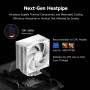 Ventilateur pour CPU CPS, caloducs de 5×6mm ventilateur ARGB de 120 mm, roulement hydraulique, haut flux d'air 73,3 CFM, compati