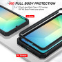 LeYi Coque pour Samsung Galaxy A06/A 06(Pas A06S) avec 2*Verre Trempé+Anneau Support,Full Protection de la Caméra en PC Dur Anti