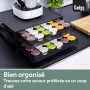 Gadgy Porte Capsules Dolce Gusto avec Tiroir | Tiroir de Rangement pour 72 Capsules | Support Organisateur pour Dosettes Dolce G