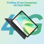 KINGRID W90 Tablette 4G avec Carte Sim - 24 Go+ 256 Go(4 to TF), Tablette Tactile 11 Pouces, 1920 * 1200 FHD+ Écran, Android 15,