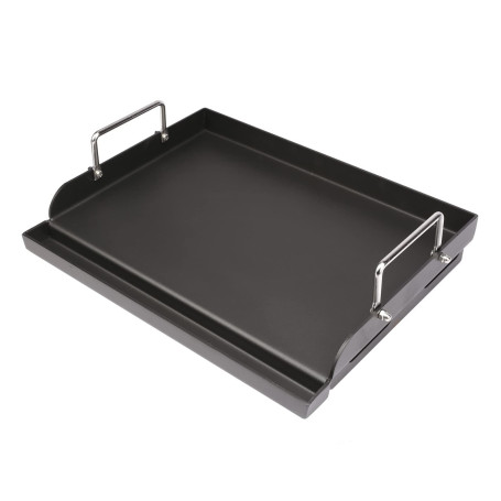 GFTIME Plaque de cuisson universelle 43 x 33 cm - Plancha pour barbecues à gaz et au charbon - Barbecue électrique - Revêtement 