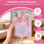 VelvetGlow 6 Pcs Inserts pour étui Clair pour liseuse, 2 Pcs Set de Charms pour Bouchons antipoussière, Accessoires de Charme ré